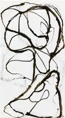 Brice Marden, Rock 4, 2000, ink on Lanaquarelle paper