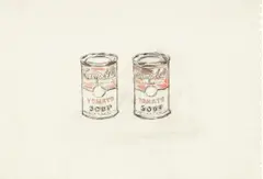 Andy Warhol, Campbell's Soup Can #2, 1962, graphite and colored pencil on paper