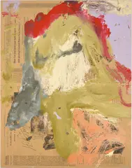 Untitled by Willem de Kooning, 1969, oil on newsprint mounted on canvas, sold Nov 2019