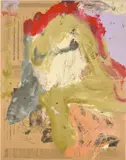 Willem de Kooning, Untitled, 1969, oil on newsprint mounted on canvas