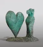 Jim Dine, Heart and Venus, 1993, bronze