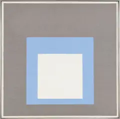 Josef Albers, Homage to the Square: Silent Gray, 1955, oil on Masonite