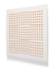Luis Tomasello, Atmosphère chromoplastique No. 280, 1971, acrylic on wood relief