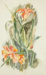Charles Demuth, Daylilies, 1918, watercolor and graphite on paper