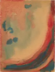 Georgia O'Keeffe, Red and Green III, 1916, watercolor on wove paper