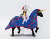 Unicorn by Niki de Saint Phalle, 1994, painted polyester resin, sold Nov 2019