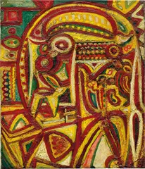 Untitled by Richard Pousette-Dart, 1940-1942, oil on canvas, offered Nov 2019