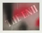 Ed Ruscha, The End #45, 2004, acrylic and ink on museum board