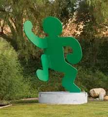Keith Haring, Untitled (Self Portrait), 1989, painted aluminum