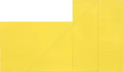 Robert Mangold, A Triangle within Two Rectangles, 1977, acrylic and graphite on two adjoined sheets of paper