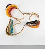 Frank Stella, DADAAP, 2003, painted board with metal hardware