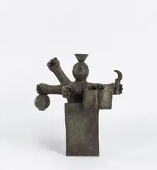 Tom Otterness, Podium Figure, 1990, bronze