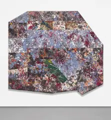 Plaster Nights by Sam Gilliam, 1980, acrylic and canvas collage on canvas, sold Nov 2019