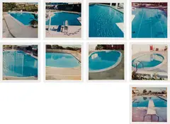 Nine Swimming Pools by Ed Ruscha, 1968-1997, chromogenic prints, sold Nov 2019