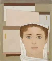 Héctor Poleo, Cabeza de niña, 1964, oil on canvas