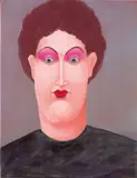 Nicolas Party, Portrait, 2014, pastel on paper