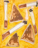 Katherine Bernhardt, Doritos and Cigarettes