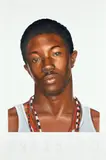 Kehinde Wiley, Mugshot Profile, NYPD, 2006, oil on canvas