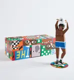 Nina Chanel Abney, Boobie, 2019, alloy and mixed media and print on wooden box