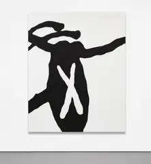 UNTITLED (MBFE8) by Kaws, 2014, acrylic on canvas, sold Nov 2019