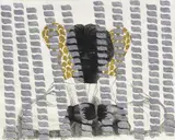 Kerry James Marshall, Untitled, 2003, charcoal, graphite and glitter on paper