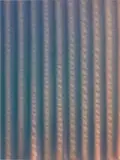 Tauba Auerbach, Corrugation I, 2011, acrylic on canvas
