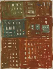 Untitled by Günther Förg, 2002, acrylic on canvas, sold Nov 2019