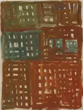 Untitled by Günther Förg, 2002, acrylic on canvas, sold Nov 2019
