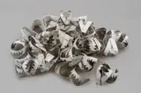 Mirosław Bałka, Untitled (Steel Jaws), 1986, steel, string and dust