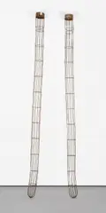 Arm Cages by Jana Sterbak, 1993, steel wire, in 2 parts and ink on paper, offered Nov 2019