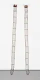 Jana Sterbak, Arm Cages, 1993, steel wire, in 2 parts and ink on paper