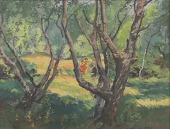 John Hodgson Lobley, Untitled, oil on board 31 x 39cm Provenance: Mr Edward George Wilkinson.