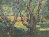 John Hodgson Lobley, Untitled, oil on board 31 x 39cm Provenance: Mr Edward George Wilkinson.