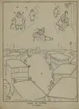 William Heath Robinson, Untitled, pen and ink 36.5 x 26cm