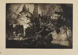 Sir Frank William Brangwyn, Untitled, Venice etching