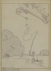 William Heath Robinson, Untitled, pen and ink 36.5 x 26cm