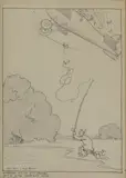 William Heath Robinson, Untitled, pen and ink 36.5 x 26cm