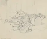 John Aldridge, Untitled, pencil 22 x 26cm Provenance: From the artist's studio and estate
