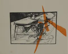 Untitled by Michael Rothenstein, together with: 'Christmas Greetings' linocut in colours, sold Aug 2024