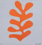 Untitled by Henri Matisse, 'Le Feuille Rouge' lithograph in colours, sold Aug 2024
