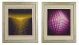 Jean-Pierre Yvaral, Untitled, both signed 'Yvaral' in pencil l.r.