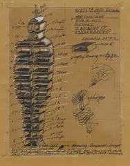 Paul Neagu, Untitled, pen and ink 28 x 21.5cm