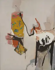 Aimé Mpane, Untitled, oil on canvas 100 x 80cm