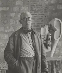 Willy Maywald, Untitled, 'Le Corbusier' gelatin silver print