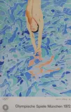 David Hockney, Untitled, 'Olympische Spiele München 1972' offset lithograph in colours