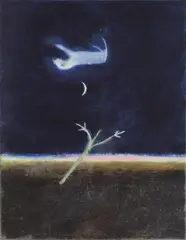 Craigie Aitchison, Untitled, 1989 screenprint in colours