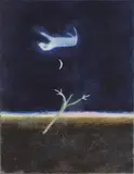 Craigie Aitchison, Untitled, 1989 screenprint in colours