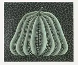 Yayoi Kusama, Untitled, 'Pumpkin' (green) lithograph in colours