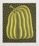 Yayoi Kusama, Untitled, 'Pumpkin' (yellow) lithograph in colours