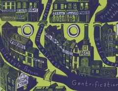 Sir Grayson Perry, Untitled, 'Gentrification' digital print on fabric visible 14.5 x 19cm